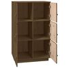 vidaXL Buffet haut Marron miel 67x40x108,5 cm Bois massif de pin