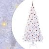 vidaXL Sapin de No&euml;l artificiel avec 300 LED Blanc 240 cm PVC et Acier