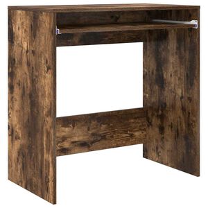 vidaXL Bureau Ch&ecirc;ne fum&eacute; Bois d'ing&eacute;nierie 77,5 x 43 x 79 cm