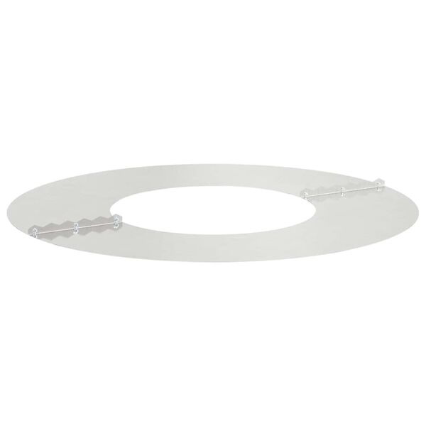 vidaXL adapté pour anneaux d'arbre plats 5 pcs Argent Ø30 / 60 cm