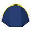 vidaXL Tente de camping 4 personnes bleu marine et jaune