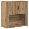 vidaXL Meuble mural Ch&ecirc;ne artisanal 80 x 33 x 80 cm Bois d'ing&eacute;nierie