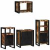 vidaXL Ensemble de mobilier de salle de bain 4 pcs Bois Recycl&eacute; Solide