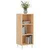 vidaXL Buffet ch&ecirc;ne sonoma 34,5x32,5x90 cm bois d'ing&eacute;nierie