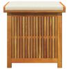 vidaXL Bo&icirc;te &agrave; coussins d'ext&eacute;rieur 60x50x61 cm bois massif d'acacia