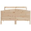 vidaXL Cadre de lit sans matelas 135x190 cm bois de pin massif