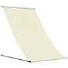 vidaXL Auvent r&eacute;tractable cr&egrave;me 100x150 m tissu et acier