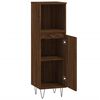 vidaXL Armoire de bain ch&ecirc;ne marron 30x30x100 cm bois d'ing&eacute;nierie