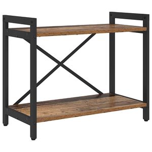 vidaXL &Eacute;tag&egrave;re 60 x 30 x 50 cm Bois d'ing&eacute;nierie Bois ancien