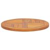 vidaXL Dessus de table Bois de teck solide Rond 2,5 cm 50 cm