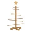vidaXL Arbre de No&euml;l en bois Marron 75 cm Bambou