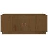 vidaXL Table basse Marron miel 100x50x41 cm Bois massif de pin