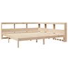 vidaXL Lit biblioth&egrave;que sans matelas 200x200 cm bois massif de pin