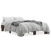 vidaXL Cadre de lit sans matelas ch&ecirc;ne marron 140x200 cm