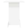 vidaXL Table d'appoint Blanc 44,5 x 45 x 55 cm Bois d'ing&eacute;nierie