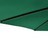 vidaXL Parasol de jardin avec m&acirc;t en acier vert 225x225x212 cm