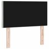 vidaXL T&ecirc;te de lit LED Gris clair 80 cm Cuir synth&eacute;tique