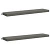 vidaXL Coussins de Banc SOEST 2 pc 100 % polyester Gris