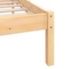 vidaXL Cadre de lit sans matelas bois massif 200x200 cm