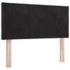 vidaXL T&ecirc;te de lit Noir 100 cm Velours