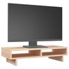 vidaXL Support pour moniteur 60x27x14 cm Bois de pin solide