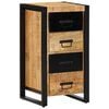 vidaXL Armoire &agrave; tiroir 40x40x90 cm bois de manguier massif brut