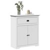 vidaXL Armoire de couloir BODO blanc 80x35x90 cm