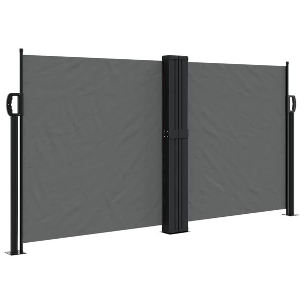 vidaXL Auvent lat&eacute;ral r&eacute;tractable anthracite 120x600 cm