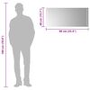 vidaXL Miroir de salle de bain &agrave; LED 90x40 cm