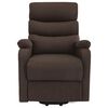 vidaXL Fauteuil de massage Marron Tissu