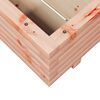 vidaXL Jardinière 60x60x26,5 cm bois massif douglas