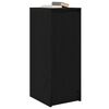 vidaXL Buffet chêne noir 29,5x34x76 cm bois d'ingénierie