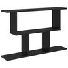 vidaXL &Eacute;tag&egrave;re Murale Ch&ecirc;ne noir 80 x 15 x 50,5 cm Bois d'ing&eacute;nierie