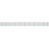 vidaXL Cl&ocirc;ture en treillis m&eacute;tallique et piquet d'ancrage vert 2x25 m