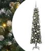 vidaXL Sapin de No&euml;l artificiel Vert 180 cm PVC, plastique et acier