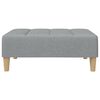 vidaXL Repose-pied gris clair 77x55x31 cm tissu