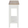 vidaXL Table console Blanc 110x35x80 cm Bois