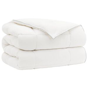 vidaXL Couette TRIER 220x240 cm 4 saisons 350 GSM Blanc