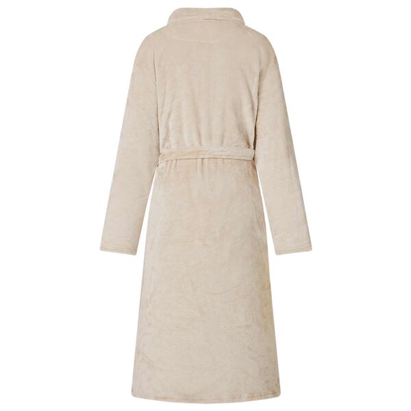 vidaXL Robe de bain sans capuche Beige s Flanelle