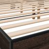 vidaXL Cadre de lit sans matelas ch&ecirc;ne marron 180x200 cm