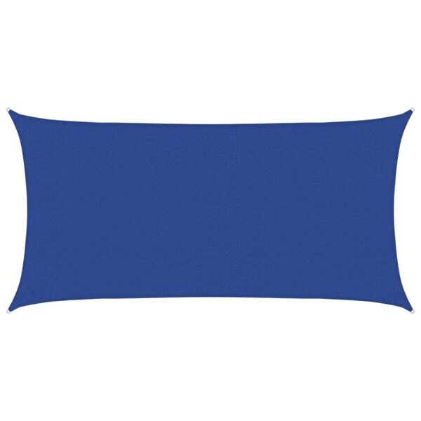 vidaXL Voile d'ombrage 160 g/m&sup2; Bleu 2,5x4,5 m PEHD