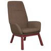 vidaXL Chaise de relaxation Taupe Tissu