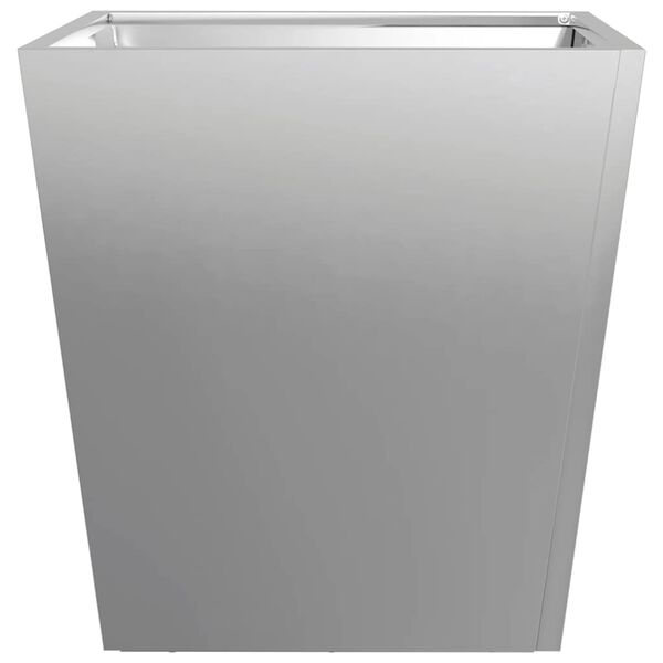 vidaXL Jardini&egrave;re 40x40x40 cm acier inoxydable