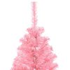 vidaXL Sapin de No&euml;l avec 150 LED avec support Rose 150 cm PVC