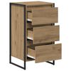 vidaXL Buffet Ch&ecirc;ne artisan 42 x 36 x 75.5 cm Bois d'ing&eacute;nierie