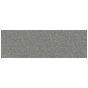 vidaXL T&ecirc;te de lit murale 12 pc 90 x 30 cm Gris clair tissu