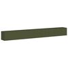 vidaXL Jardini&egrave;re vert olive 360x40x40 cm acier lamin&eacute; &agrave; froid