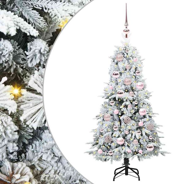 vidaXL Sapin de No&euml;l Artificiel &agrave; Branches Articul&eacute;es Blanc 120 cm