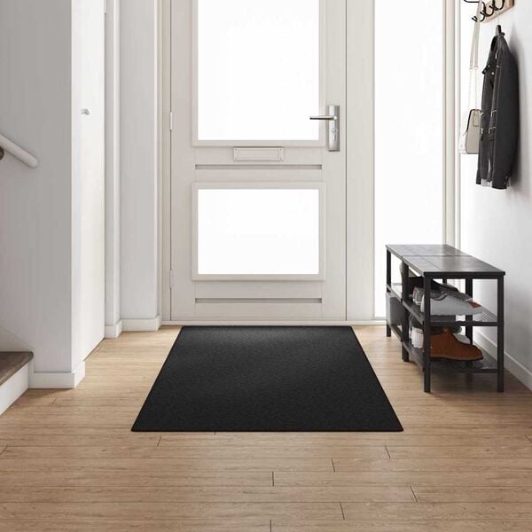 vidaXL Tapis Couloir Anthracite 100 x 300 cm 100% Polypropyl&egrave;ne