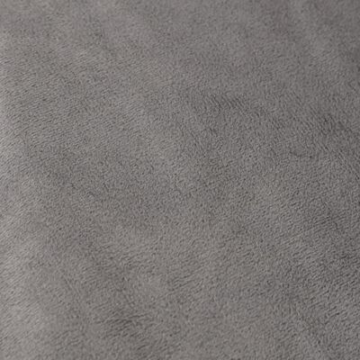 vidaXL Couverture lestée avec housse Gris 138x200 cm 6 kg Tissu